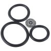 Banoch cockring trio   classic set zwart siliconen Ø 354555 mm (1)