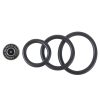 Banoch cockring trio   classic set zwart siliconen Ø 354555 mm (2)