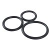Banoch cockring trio   classic set zwart siliconen Ø 354555 mm (7)