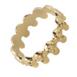 Banoch eikelring doodskop goud cockring (10)