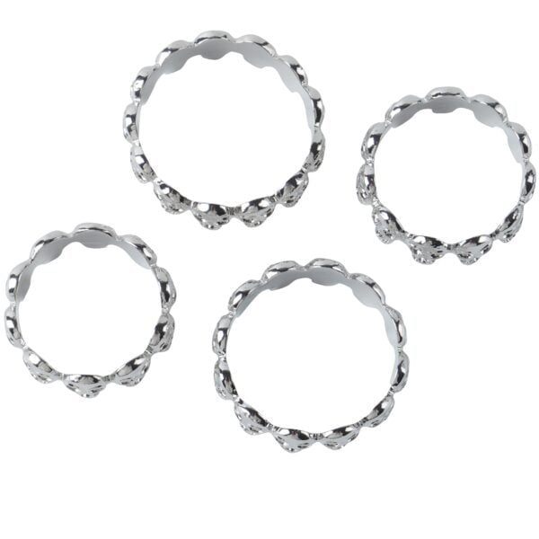 Banoch eikelring doodskop zilver cockring alle maten boven af gezien