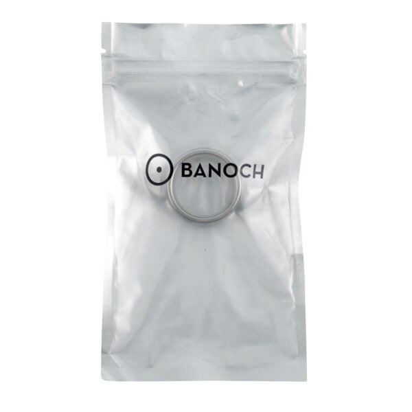 Banoch glansring edge eikelring Metaal cockring in verpakking