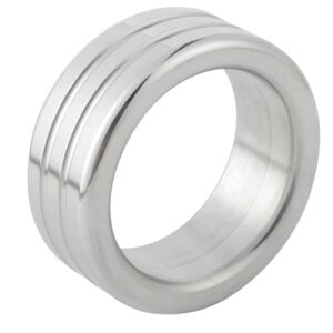 Banoch glansring groef eikelring Metaal cockring staand