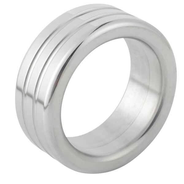 Banoch glansring groef eikelring Metaal cockring staand