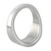 Banoch glansring oval eikelring Metaal cockring staand flapje onder