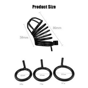 cockcage zwart basic van metaal afmeting en dimensies cockcage zwart basic van metaal afmeting en dimensies