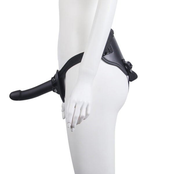 Banoch Strap on harnas universeel + Dildo Claes zwart siliconen (4)