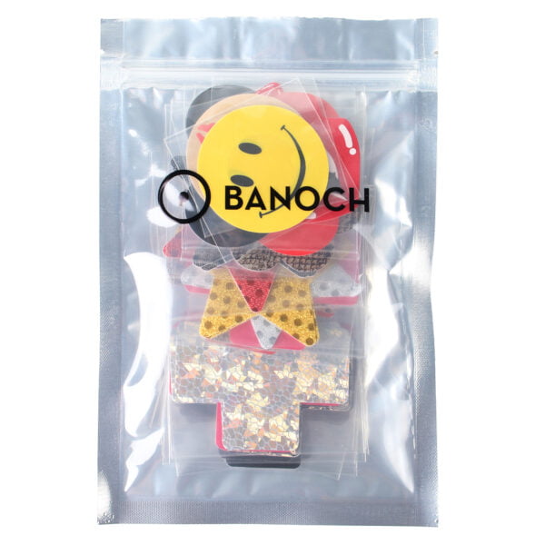 Banoch tepelstickers Obscure mix pack 25 x 2 stuks nipple pasties in verpakking