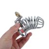 Banoch Cockcage Zilver metaal Chastity Cage met 3 ringen 40 mm, 45 mm & 50 mm (1) Banoch Cockcage Zilver metaal Chastity Cage met 3 ringen 40 mm, 45 mm & 50 mm (1)