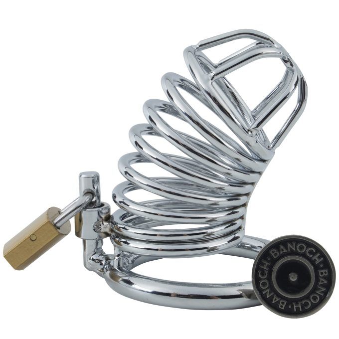 Banoch Cockcage Zilver metaal Chastity Cage met 3 ringen 40 mm, 45 mm & 50 mm (13) Banoch Cockcage Zilver metaal Chastity Cage met 3 ringen 40 mm, 45 mm & 50 mm (13)