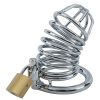 Banoch Cockcage Zilver metaal Chastity Cage met 3 ringen 40 mm, 45 mm & 50 mm (5) Banoch Cockcage Zilver metaal Chastity Cage met 3 ringen 40 mm, 45 mm & 50 mm (5)