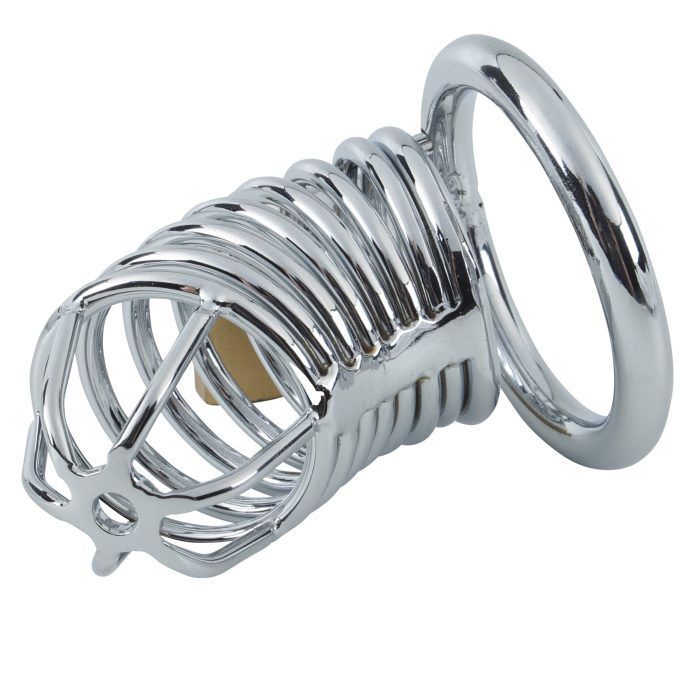 Banoch Cockcage Zilver metaal Chastity Cage met 3 ringen 40 mm, 45 mm & 50 mm (7) Banoch Cockcage Zilver metaal Chastity Cage met 3 ringen 40 mm, 45 mm & 50 mm (7)