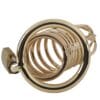 Banoch Cockcage Goud metaal Chastity Cage met 3 ringen 40 mm, 45 mm & 50 mm (8)