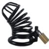 Banoch Cockcage Zwart metaal Chastity Cage met 3 ringen 40 mm, 45 mm & 50 mm (4)
