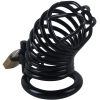 Banoch Cockcage Zwart metaal Chastity Cage met 3 ringen 40 mm, 45 mm & 50 mm (7) Banoch Cockcage Zwart metaal Chastity Cage met 3 ringen 40 mm, 45 mm & 50 mm (7)