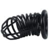 Banoch Cockcage Zwart metaal Chastity Cage met 3 ringen 40 mm, 45 mm & 50 mm (8)