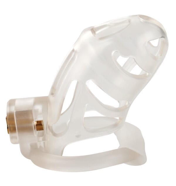 Banoch Cockcage resin wit 3 scharnierende ringen 45 mm, 50 mm & 55 mm (4) Banoch Cockcage resin wit 3 scharnierende ringen 45 mm, 50 mm & 55 mm (4)