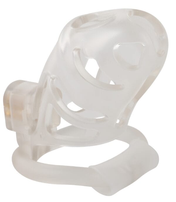 Banoch Cockcage resin wit 3 scharnierende ringen 45 mm, 50 mm & 55 mm (5) Banoch Cockcage resin wit 3 scharnierende ringen 45 mm, 50 mm & 55 mm (5)