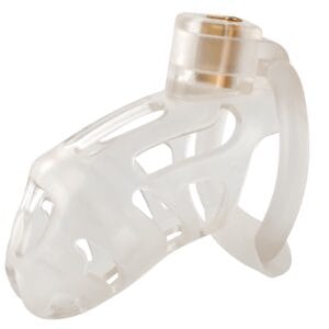 Banoch Cockcage resin wit 3 scharnierende ringen 45 mm, 50 mm & 55 mm (6)