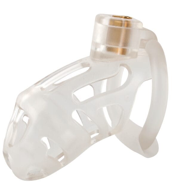 Banoch Cockcage resin wit 3 scharnierende ringen 45 mm, 50 mm & 55 mm (6) Banoch Cockcage resin wit 3 scharnierende ringen 45 mm, 50 mm & 55 mm (6)