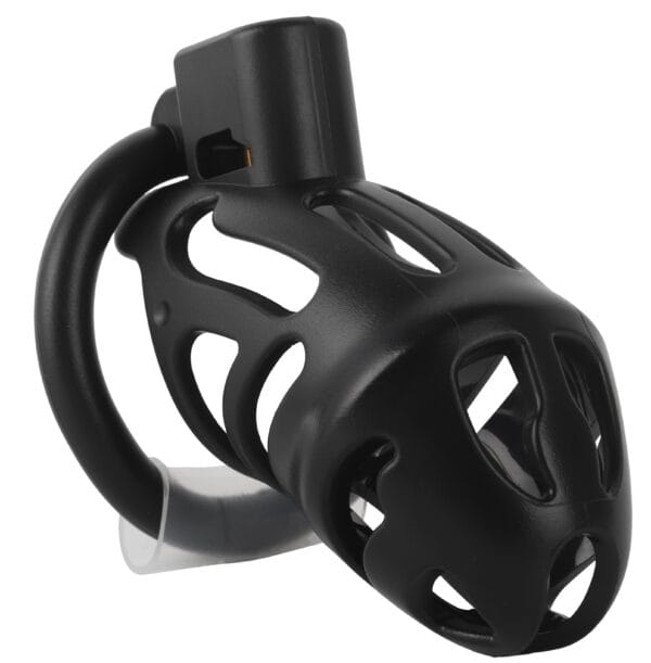 Banoch Cockcage resin zwart 3 scharnierende ringen 45 mm, 50 mm & 55 mm (7)