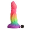 Banoch Dildo lizard rainbow siliconen zuignap fantasy (1)