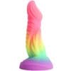 Banoch Dildo lizard rainbow siliconen zuignap fantasy (5)