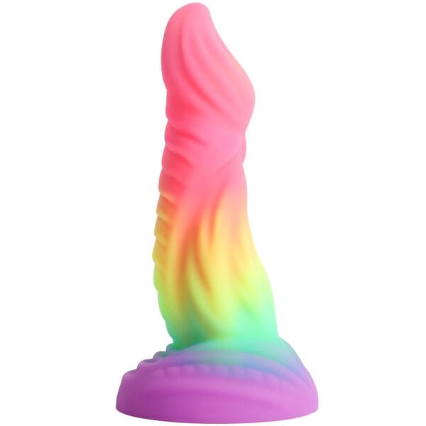 Banoch Dildo lizard rainbow siliconen zuignap fantasy (5)