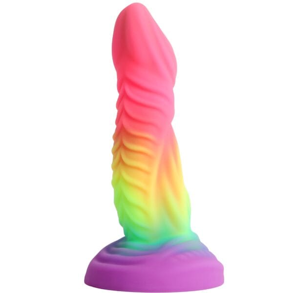 Banoch Dildo lizard rainbow siliconen zuignap fantasy (6)