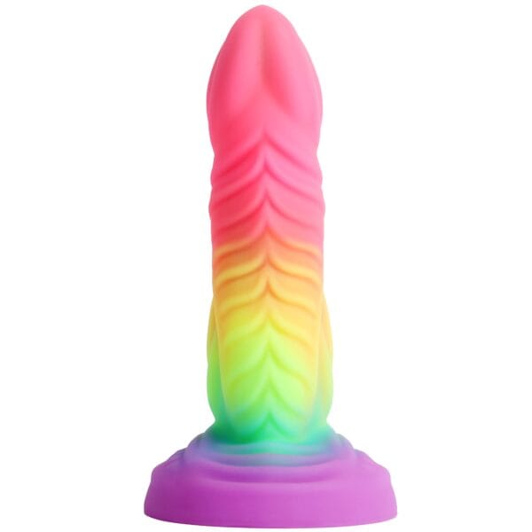 Banoch Dildo lizard rainbow siliconen zuignap fantasy (7)