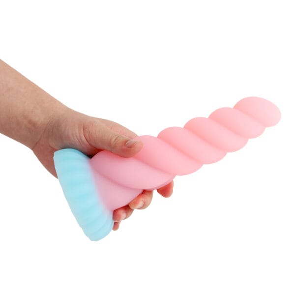 Banoch Dildo twirl roze siliconen zuignap fantasy (11)