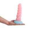 Banoch Dildo twirl roze siliconen zuignap fantasy (12)