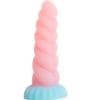 Banoch Dildo twirl roze siliconen zuignap fantasy (4)