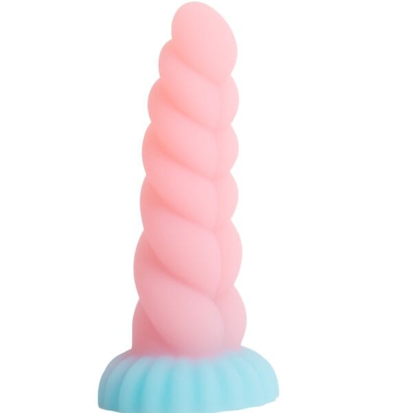 Banoch Dildo twirl roze siliconen zuignap fantasy (4)