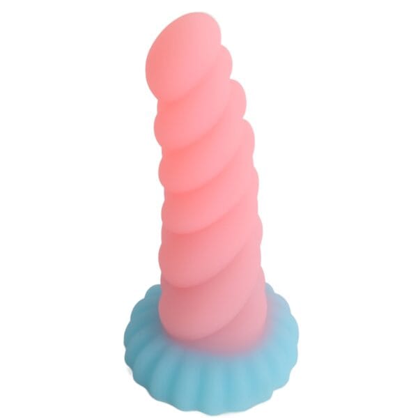 Banoch Dildo twirl roze siliconen zuignap fantasy (6)