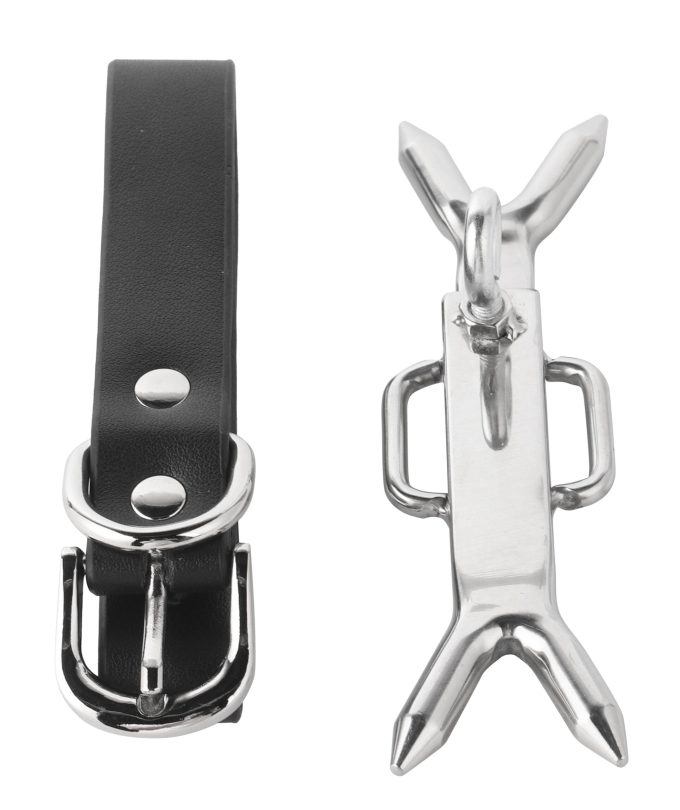Banoch Heads up verstelbare collar met pin (2)
