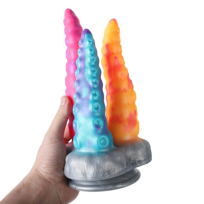 Banoch Dildo Mountain of Dildo's siliconen met zuignap fantasy tentacle monster (12)