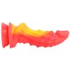 Banoch Dildo fantasy Dragon rood oranje siliconen met zuignap (5)