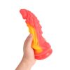 Banoch Dildo fantasy Dragon rood oranje siliconen met zuignap (9)