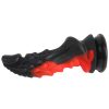 Banoch Dildo fantasy Dragon rood zwart siliconen met zuignap (11)