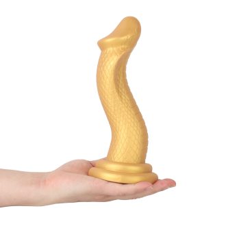 Banoch Dildo siliconen Cobra King goud 245 (1)