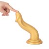 Banoch Dildo siliconen Cobra King goud 245 (12)