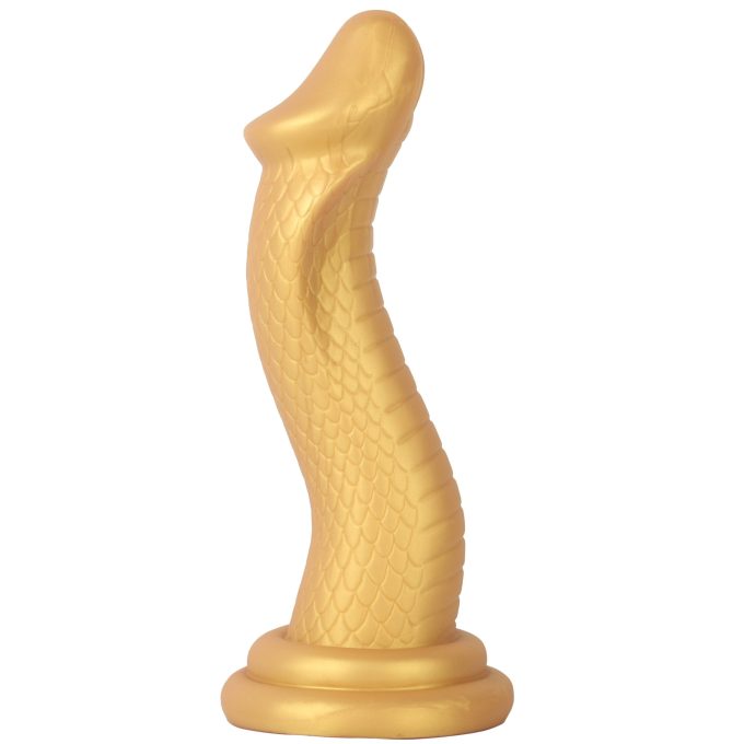 Banoch Dildo siliconen Cobra King goud 245 (3)