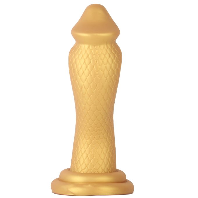 Banoch Dildo siliconen Cobra King goud 245 (5)