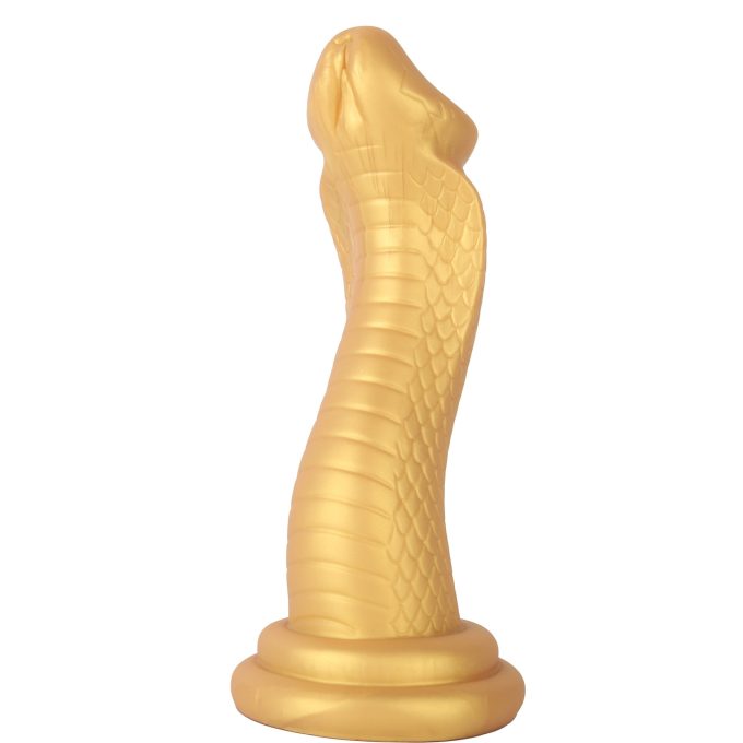 Banoch Dildo siliconen Cobra King goud 245 (6)