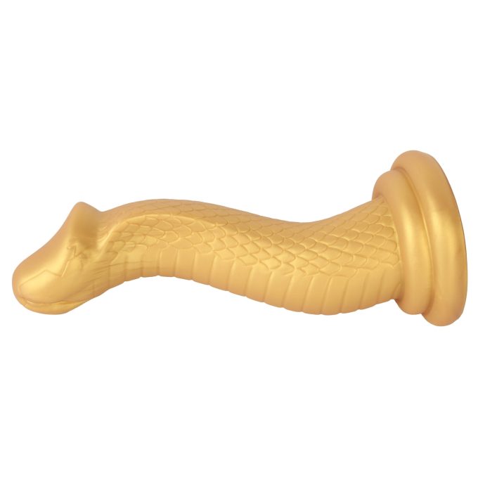 Banoch Dildo siliconen Cobra King goud 245 (9)