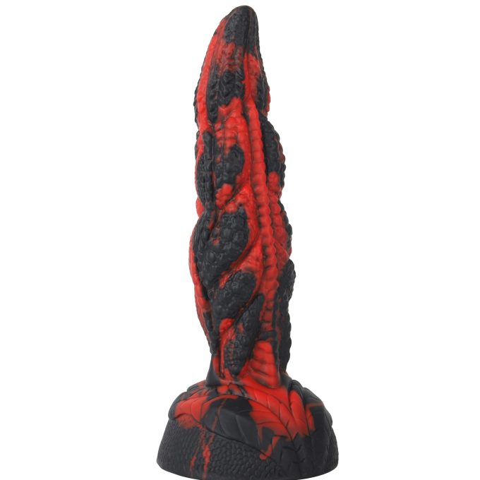 Banoch Dildo siliconen Snake zwart rood 204cm (8)