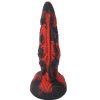 Banoch Dildo siliconen Snake zwart rood 204cm (9)