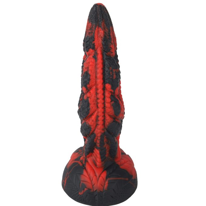 Banoch Dildo siliconen Snake zwart rood 204cm (9)
