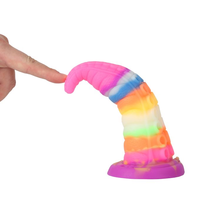 Banoch Dildo siliconen Tentacle Rainbow (11)